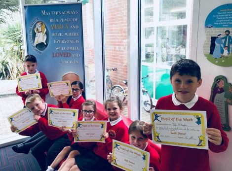 Our Pupil of the Week winners today were Shanna, Leo, Emer, Kayla, Emily, Leo and Dylan. Richly deserved!