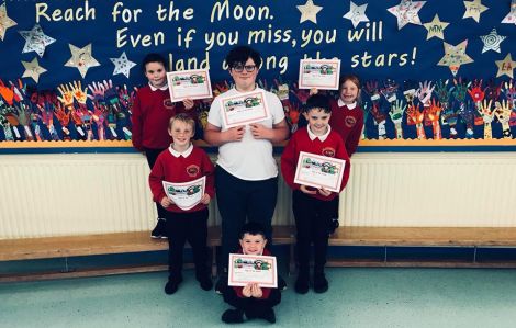 Flynn, Jasmine, Maci, Aaron, Leo and Connor - our superb Pupil of the Week winners. 16/11/18