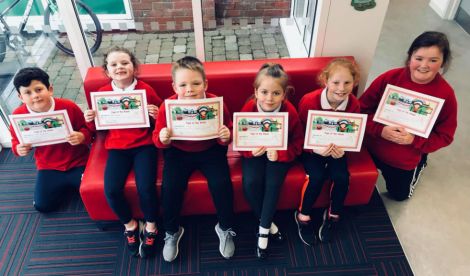 The first Pupil of the Week winners of 2019 were delighted to receive their certificates today after a brilliant first week back in St Joseph's. Well done!