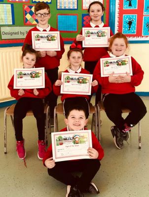 Today marked the start of February and we were delighted to award Flynn, Lexi, Holly, Kieva, Blake and Zara with the Pupil of the Week winners' certificates. Well done!