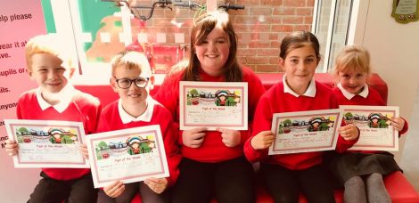 *** Pupil of the Week *** Chloe, Emer, Ryan, Matthew and Tierna all were awarded Pupil of the Week awards in our first full week back in school. Well done!